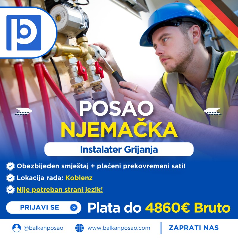 Instalater grijanja i klimatizacije