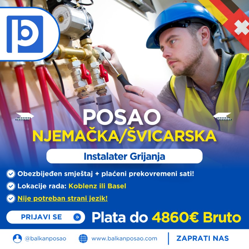 Instalater grijanja i klimatizacije