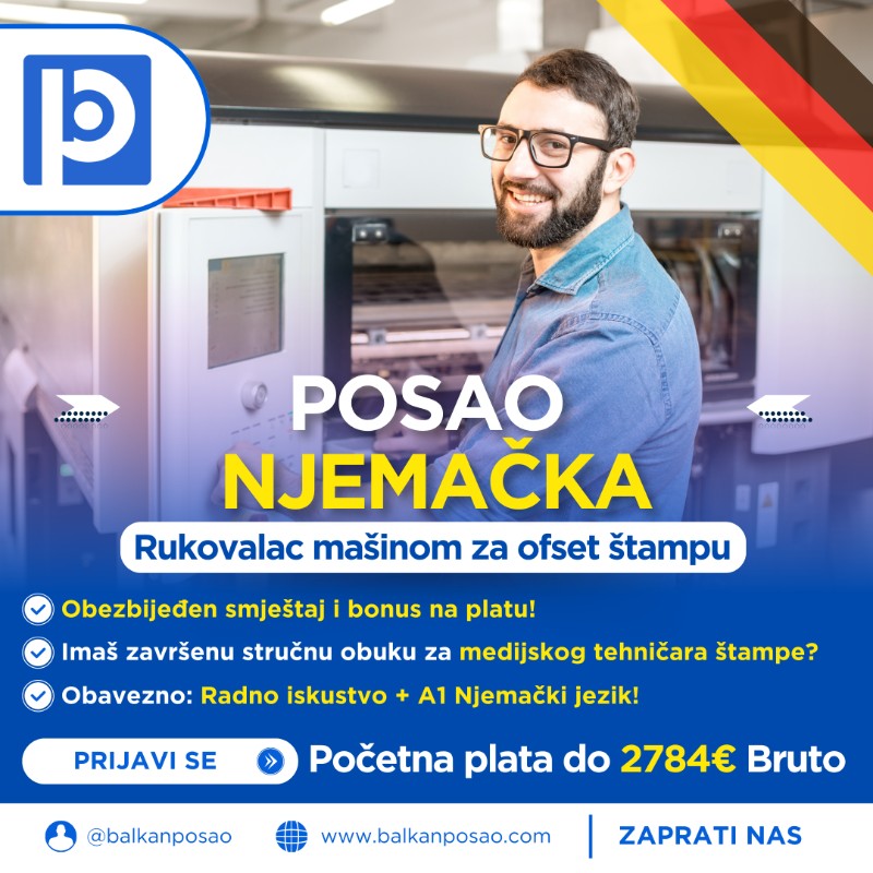 Rukovalac mašinom za ofset štampu