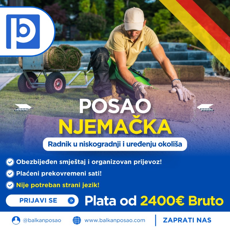 Radnik u niskogradnji i uređenju okoliša