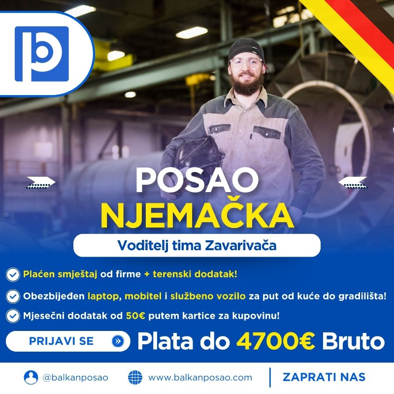 Voditelj Tima Zavarivača – Bauleiter