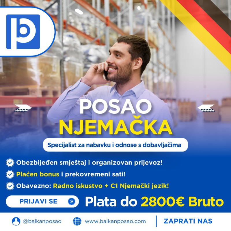 Specijalist za nabavku i odnose s dobavljačima