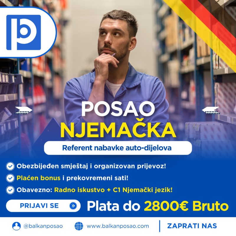 Referent nabavke auto-dijelova
