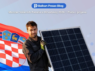Posao monter solarnih panela Hrvatska 2026 | Aktivni oglas, plata i kako aplicirati iz BiH i Srbije