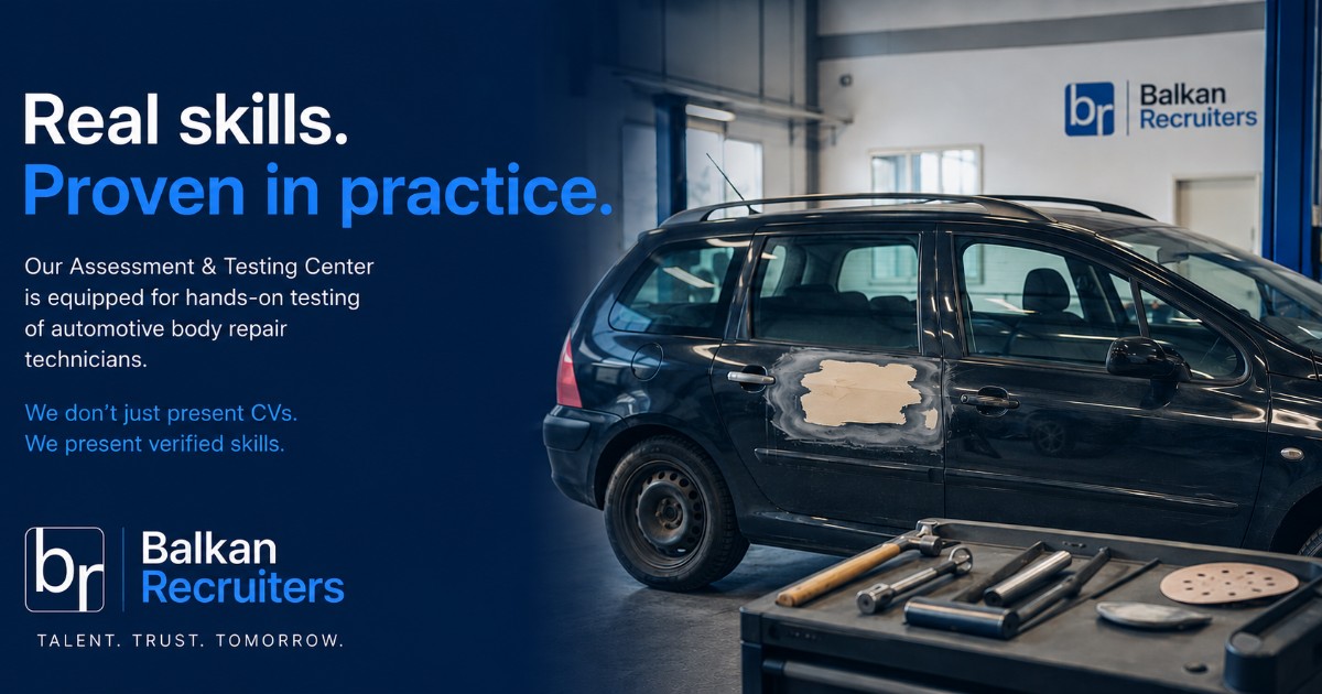 Balkan Recruiters Expands Its Assessment Center for Automotive Body Repair Testing