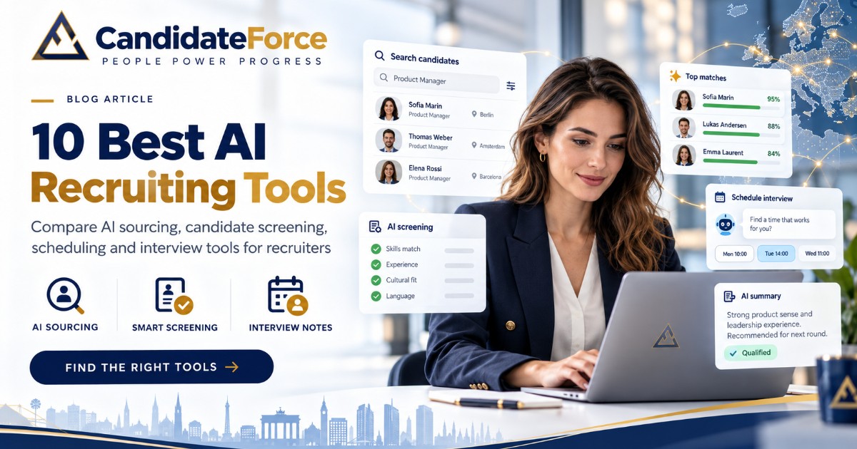 10 Best AI Recruiting Tools in 2026: Sourcing, Screening, Scheduling and Interviews