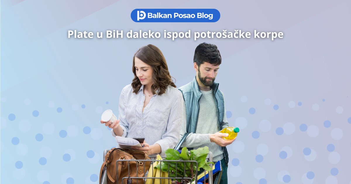 Plate u BiH daleko ispod potrošačke korpe
