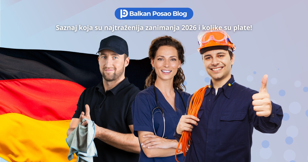Plate u Njemačkoj po zanimanjima 2026: Automehaničar, Električar, Bagerista i Njegovateljica