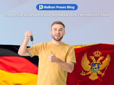 Crnogorska vozačka dozvola u Njemačkoj 2026: Nova procedura, rokovi i šta vozači trebaju znati prije polaska