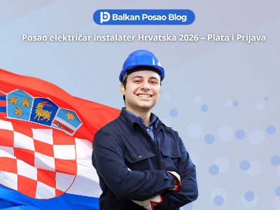 Posao električar instalater Hrvatska 2026 – Aktivni oglas, plata i kako aplicirati iz BiH i Srbije