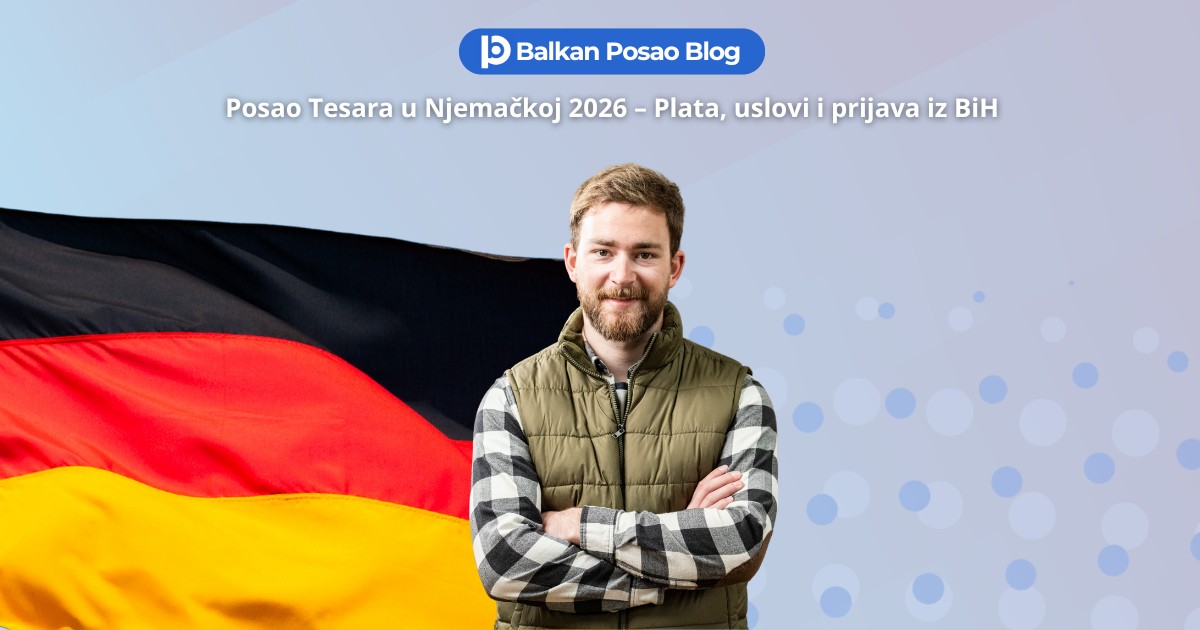 Posao Tesar Njemačka 2026: Aktivni oglas, uslovi, plata i kako aplicirati iz BiH i Srbije