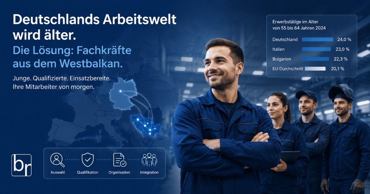 Deutschlands alternde Arbeitswelt | Warum Unternehmen jetzt neue Wege bei der Fachkräftegewinnung gehen müssen